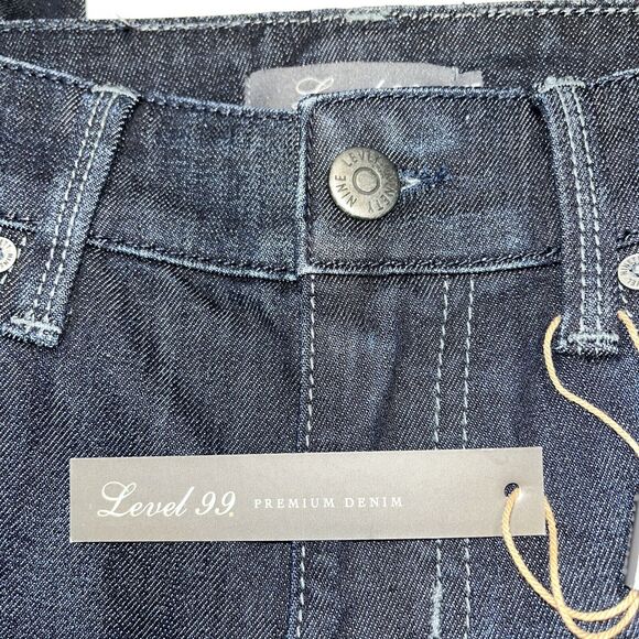 Level 99 Women's Jeans Crop Dark Blue Size 25 NWT - Picture 8 of 8